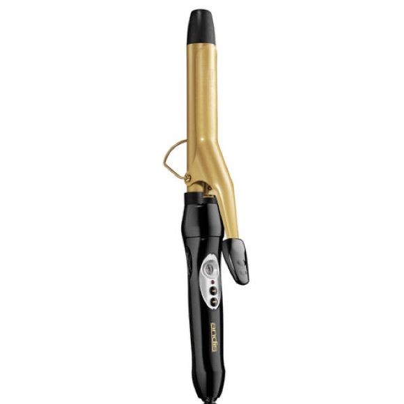 Andis CI-44 1” Professional Gold Ceramic Curling Iron EUC - Picture 1 of 10